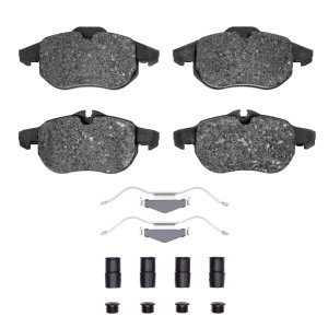 Saab 9-3 Brake Pads - Front - R1 Concepts - Semi Met - `03-`05